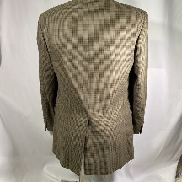 Polo University Club Ralph Lauren Silk Wool Hopsack Sport Coat Sz 40T Brown - Picture 4 of 8